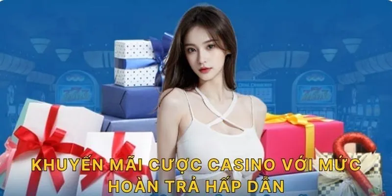 Khuyến mãi cược casino với mức hoàn trả hấp dẫn