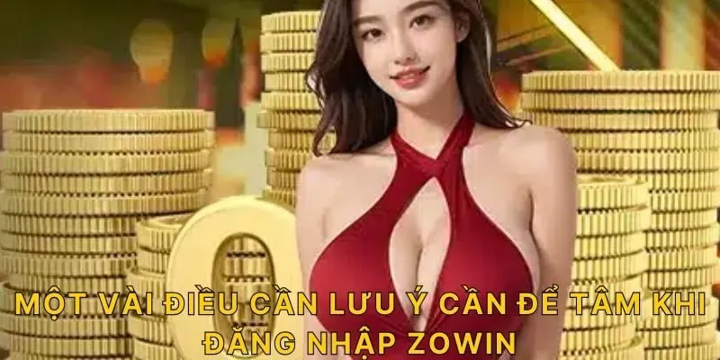 Một vài điều cần lưu ý cần để tâm khi đăng nhập ZOWIN